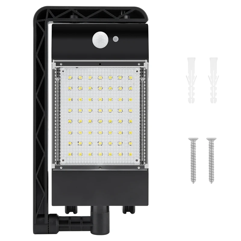 

Solar Street Light 70LED Motion Sensor With 3 Modes Auto On/Off Dusk To Dawn Waterproof For Parking Lot Yard Garden