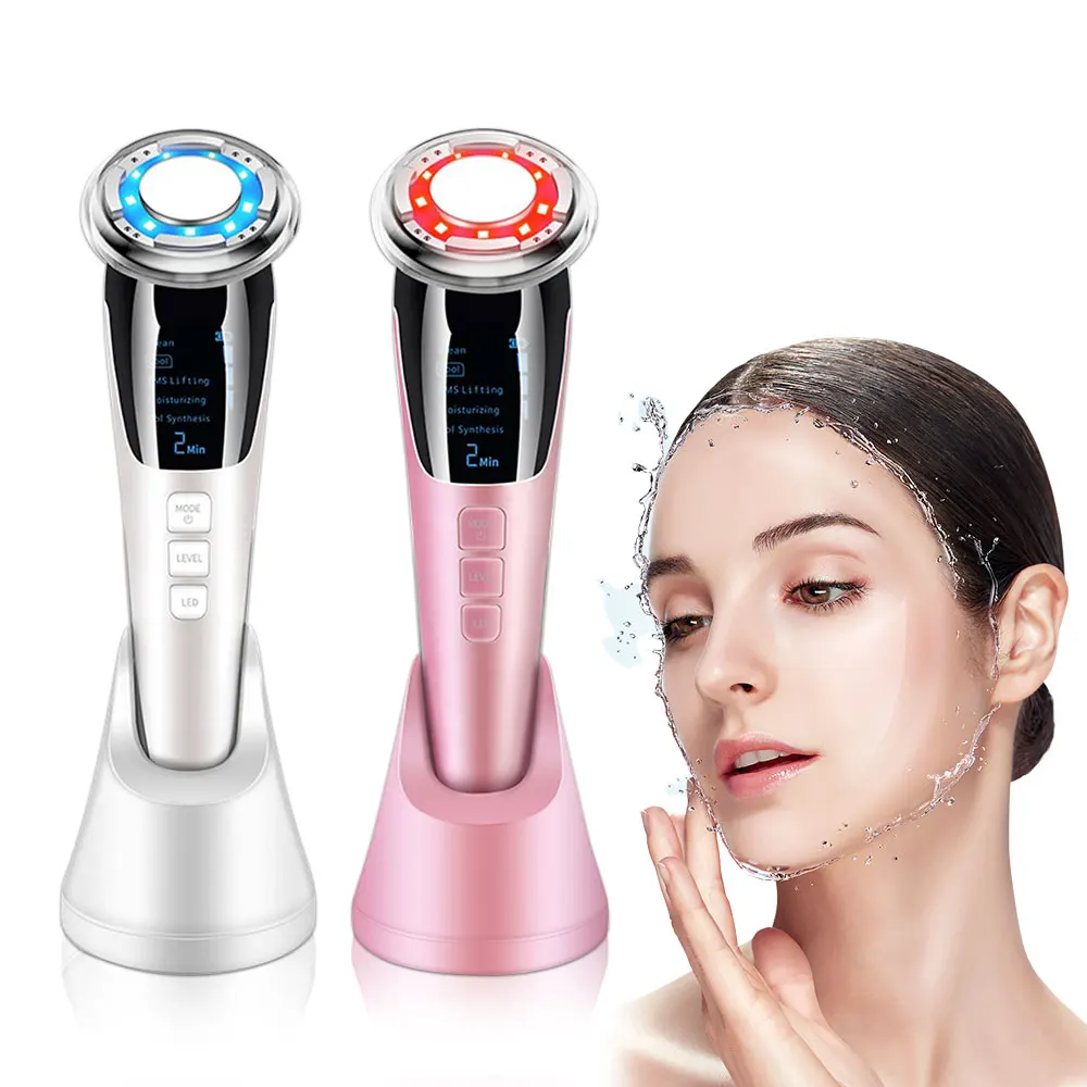 

7 в 1, светодиодный радиочастотный Массажер для светильник