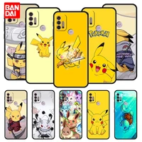 Cover Case for Motorola Moto G30 G50 G60 G200 G31 G60s Power Plus Play Lite Bag Capa Armor Phone Anime Pokemons Naruto