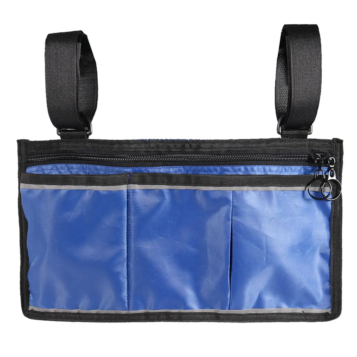 

Wheelchair Bag Waterproof Wheelchair Pouch Large Capacity Walker Storage Pouch Adjustable Wheelchair Bag Multifunctional