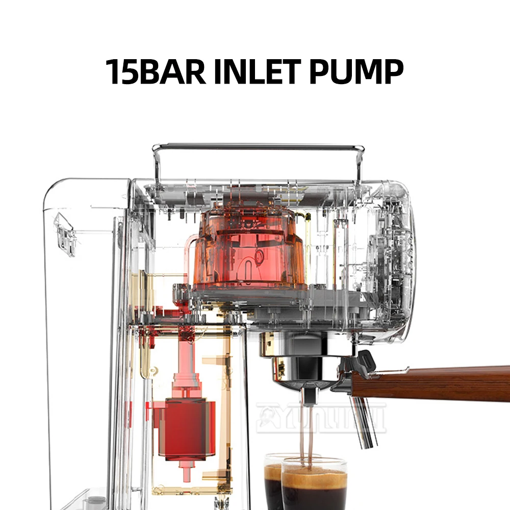 Кофеварка для эспрессо со вспенивателем молока Паровая палочка аппарат капучино