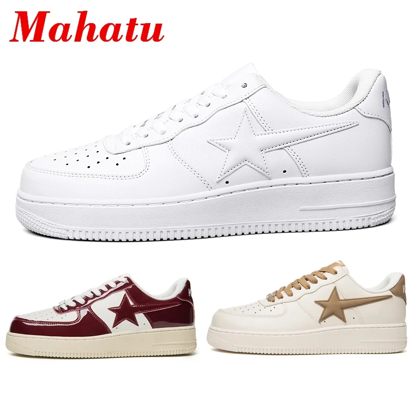 Leather Air force Running Sneaker Sport Shoes Mens New fashion Shoes Male Walking Tennis Shoes Women Sapatilhas Homem Zapatos