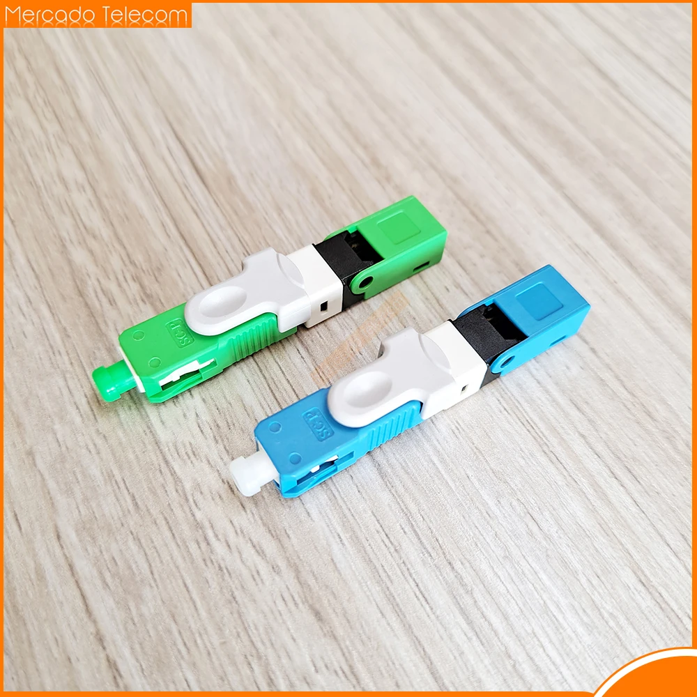 Wholesales FTTH ESC250D APC UPC Single-Mode Fiber Optic SC APC UPC Quick Fast Field Assembly Connector For Drop Cable