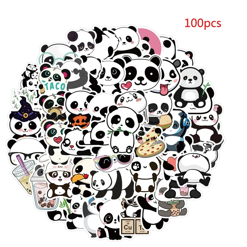 

F3KE Kungfu наклейка панда водонепроницаемые Мультяшные наклейки для ноутбука чемодана