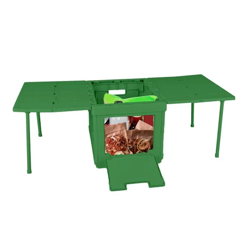 

Car Folding Storage Box Foldable Camping Bin For Automotive Dual-purpose Outdoor Home Storage Organizer Tool For Camping Picnic