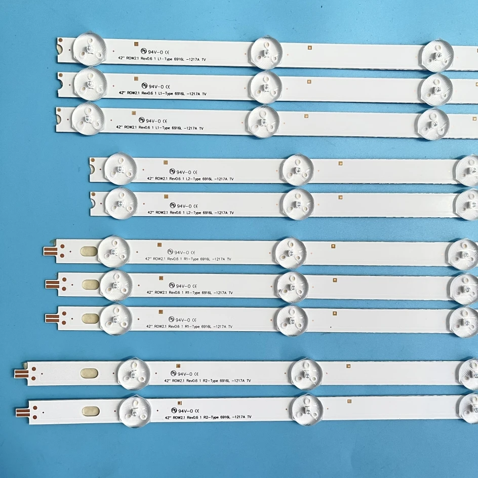 Набор из 10 ламп LED-подсветки длиной 820 мм для телевизоров 42LA6130, 42LA6134 и 42LA6136, 42 дюймов. Набор полосок массива световых лент.