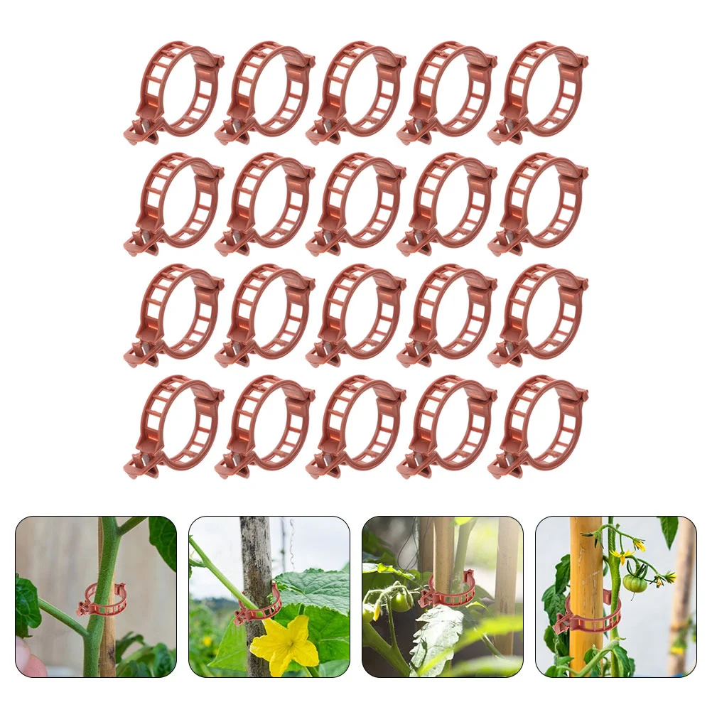 

200pcs Plastic Tomato Vine Clips Tomato Fixing Clamps Plant Clamps Plant Accessories