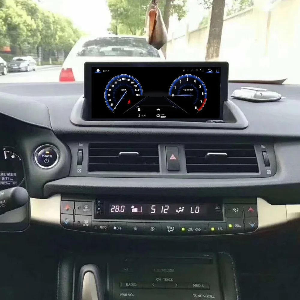 Для Lexus CT A10 CT200h 2011~2019 Android 128G Автомобильный мультимедийный плеер Стерео GPS DVD Радио