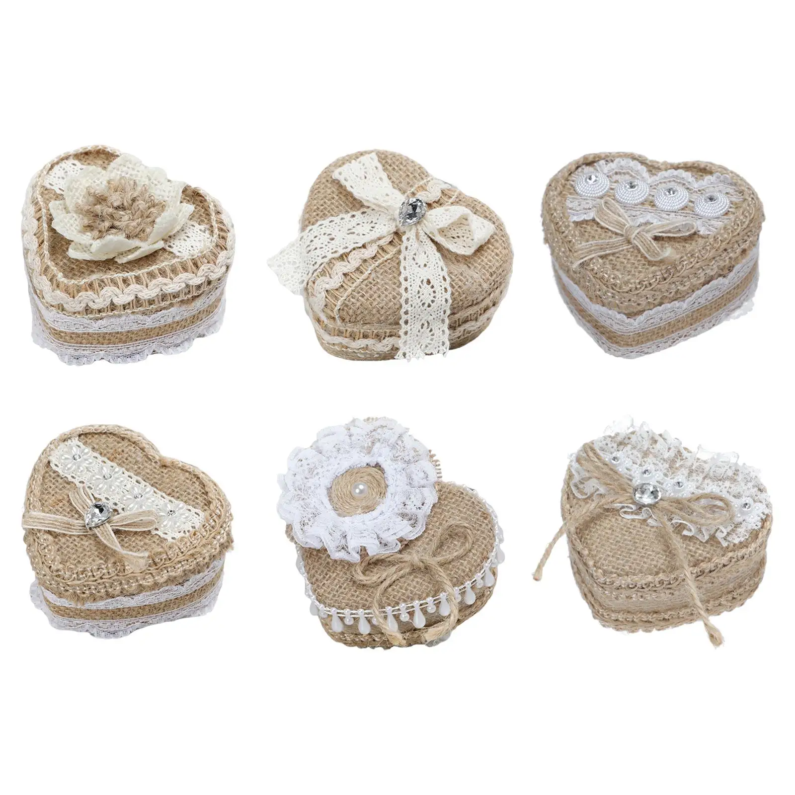 

Jewelry Box Decoration Box Earring Jewelry Case Showcase for Anniversary Ceremony