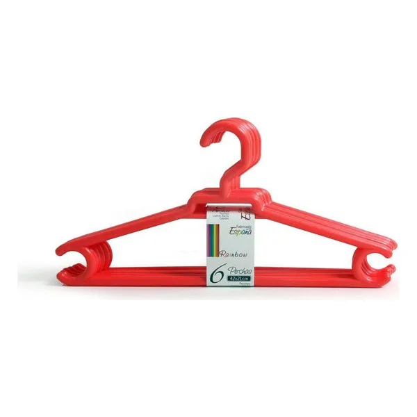 Пластиковые вешалки с радугой (6 uds) |