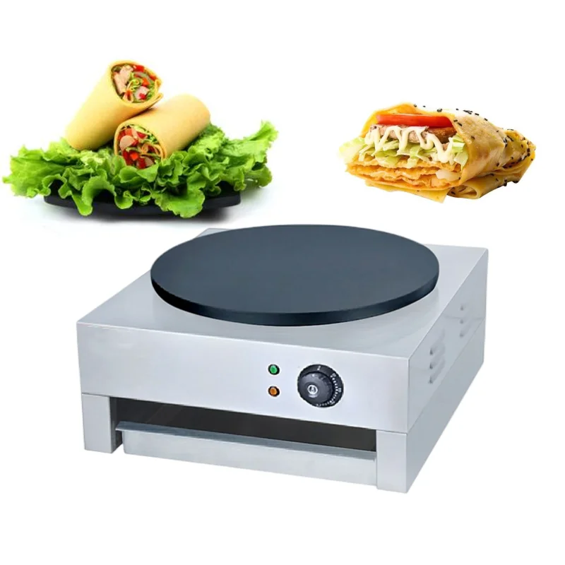 

Electric/ Gas Multi-Function Crepe Maker Pancake Crepe Maker Single Sided Crepe Maker
