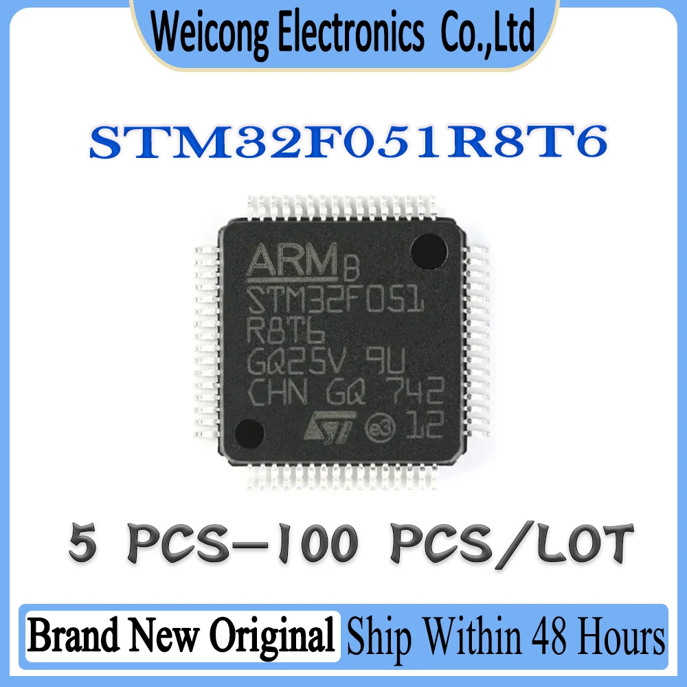 STM32F051R8T6 STM32F051R8T STM32F051R8 STM32F051R STM32F051 STM32F05 STM32F0 STM32F STM32 STM3 STM ST IC MCU Chip LQFP-64