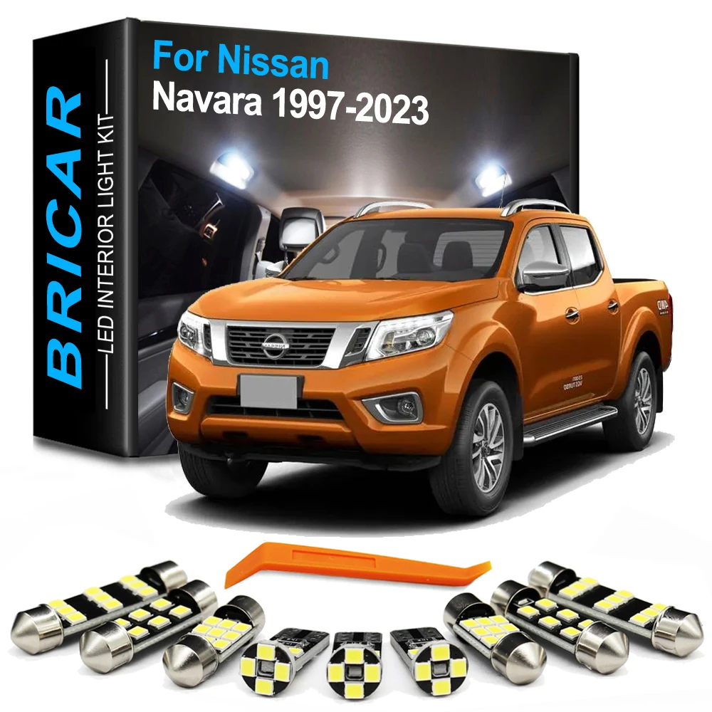 Brlcar светодиодный интерьерная лампочка для Nissan Navara D22 D40 D23 1997-2019 2020 2021 2022 Canbus