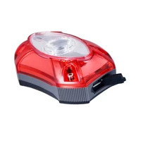 3w usb rechargeable rear back bicycle light rain water proof led bicycle light safety cycling bike tail lamp tail light