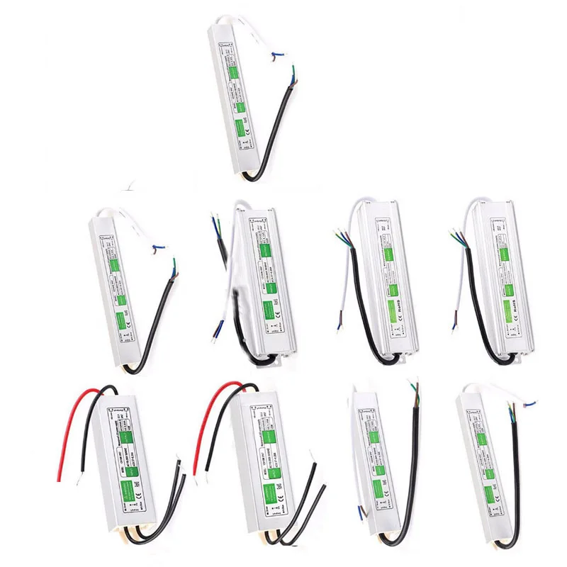 

AC DC LED Switching power supply Transformers 12V 24V Volt Power Supply IP67 Outdoor Waterproof AC-DC 220V TO 12V10W-400W