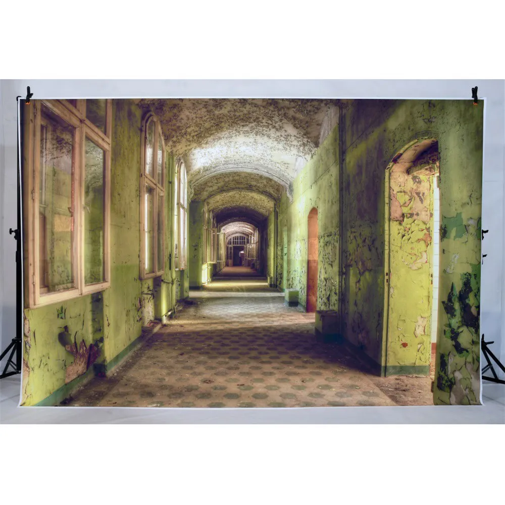 Grunge Home Room Backdrop Photography Custom Vintage Abandoned House Factory Hall Church Stairs Holiday Party Photo Backgrounds enlarge