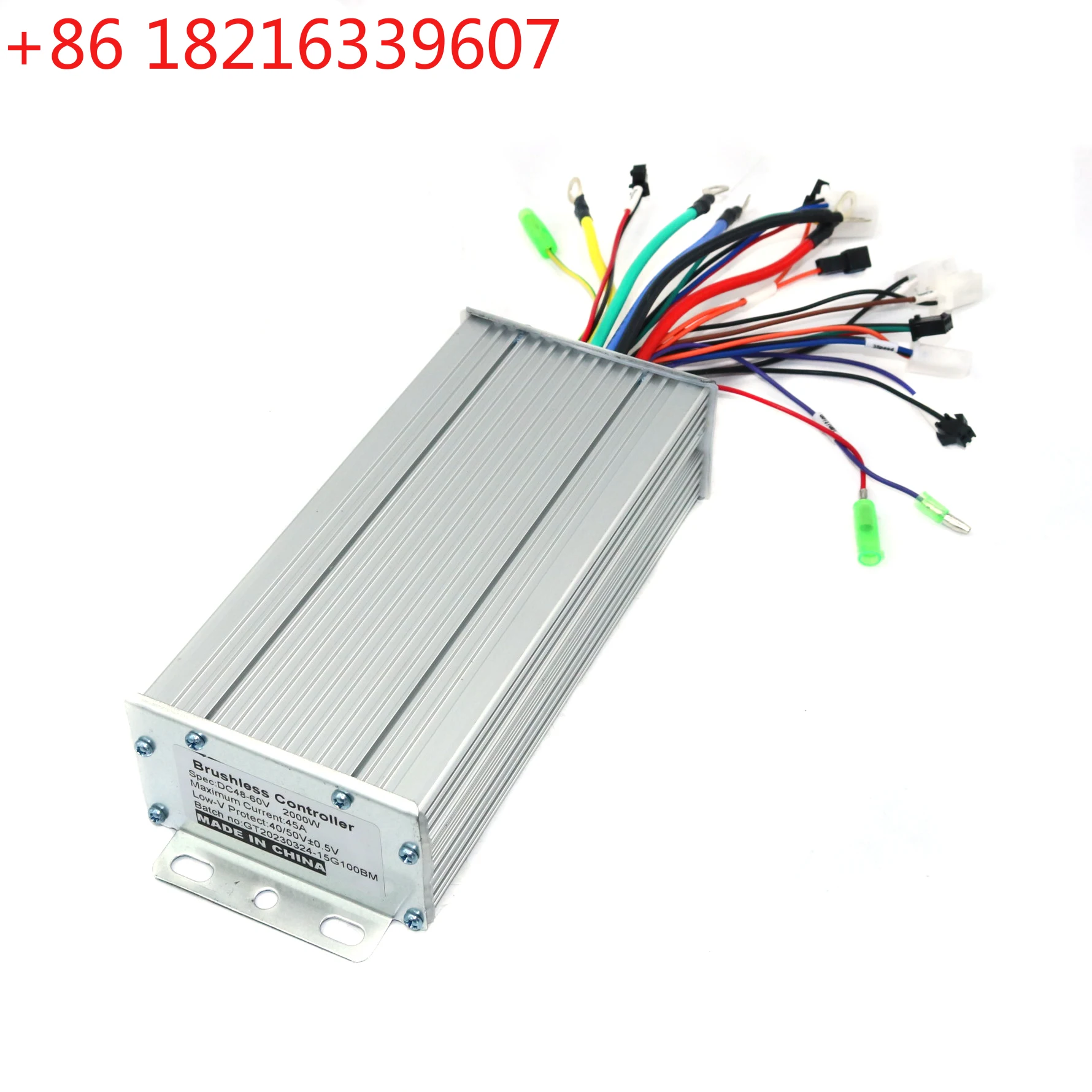 Фото Контроллер двигателя TAO Grentime 15 MOSFET 48-60В 2000Вт 45А + 60В 2000Вт, мотор Poma + ручка управления + простой дисплей №4