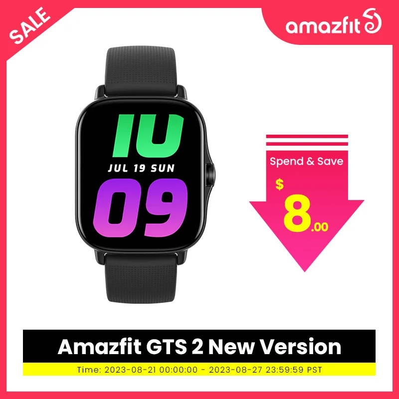 [New Version] Amazfit GTS 2 New Version Smartwatch Music Sto