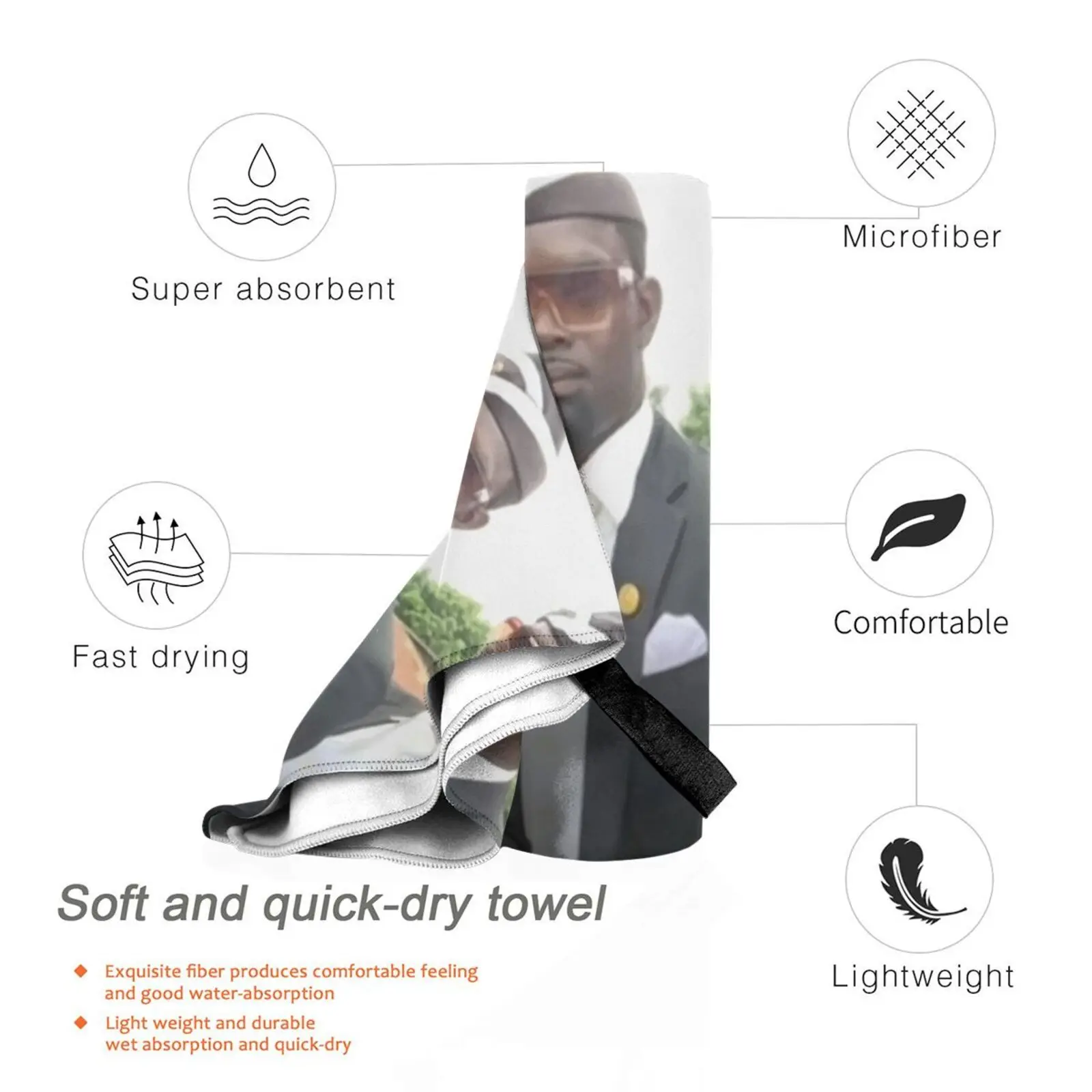 Погребальное полотенце банное погребальное даже танцующий гроб музыка |