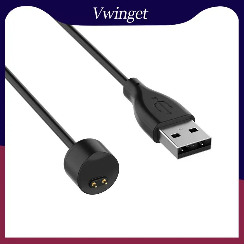 New High-quality Cable Accessories Usb Charger Data Cable Magnetic Charging Cable For Xiaomi Mi Band 6 Black Durable Wire Cable