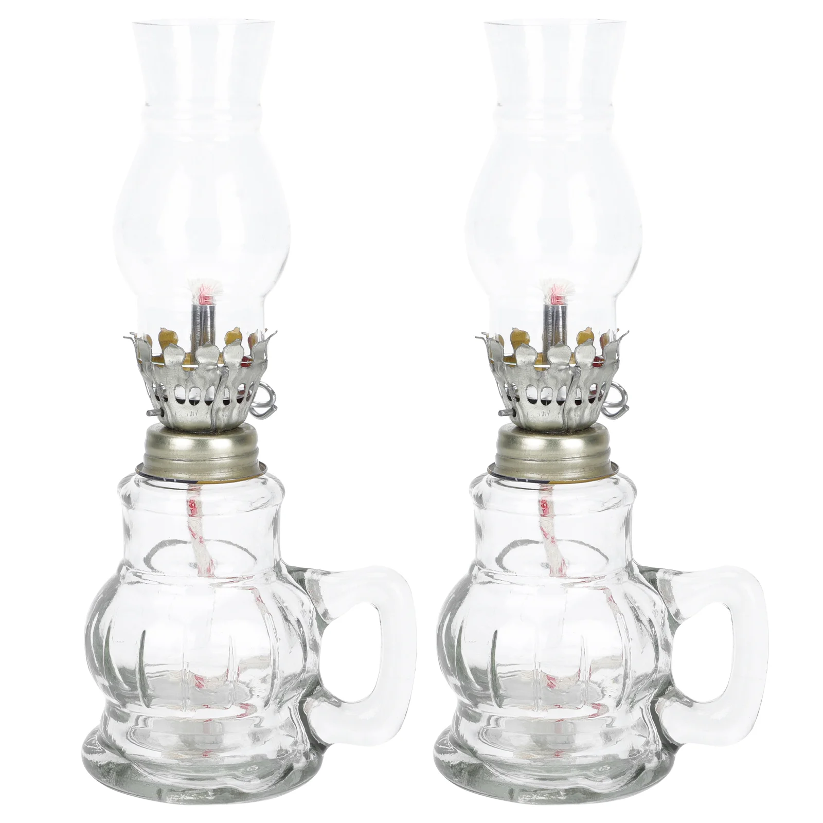 

Lamp Oil Kerosene Lamps Lantern Retro Indoor Glassvintage Chimneyuse Cover Transparent Classic Old Kerosine Lighting Lanterns