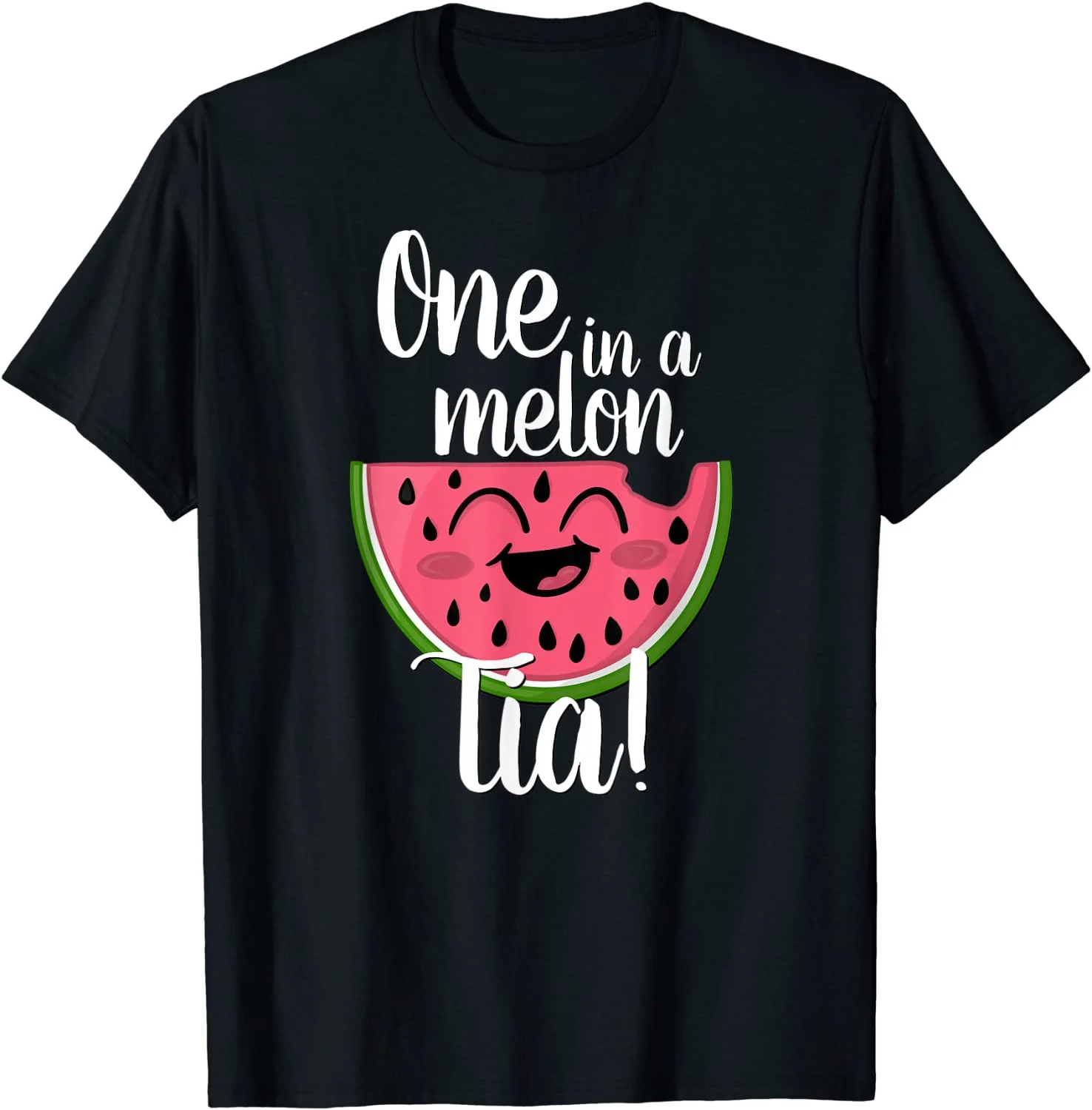 

One in a Melon Party Tia Group Matching First Birthday T-Shirt