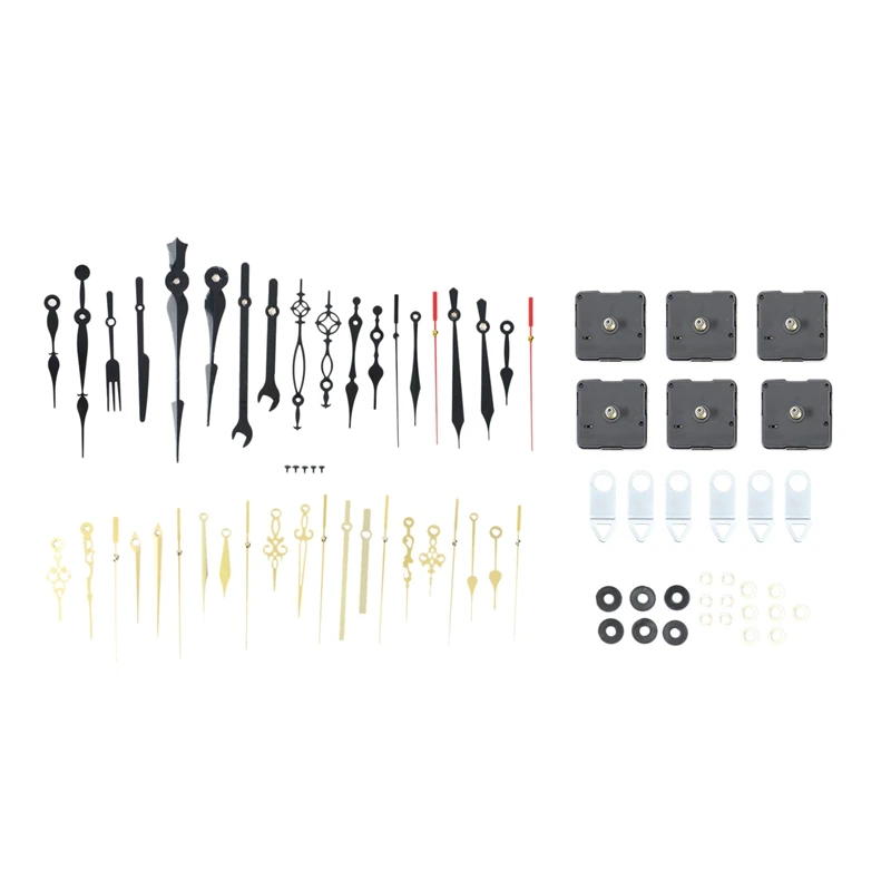 

Silent Large Wall Clock Quartz Clock Movement Mechanism DIY Repair Parts+Hands Watch Wall Clock Movement 1 Set