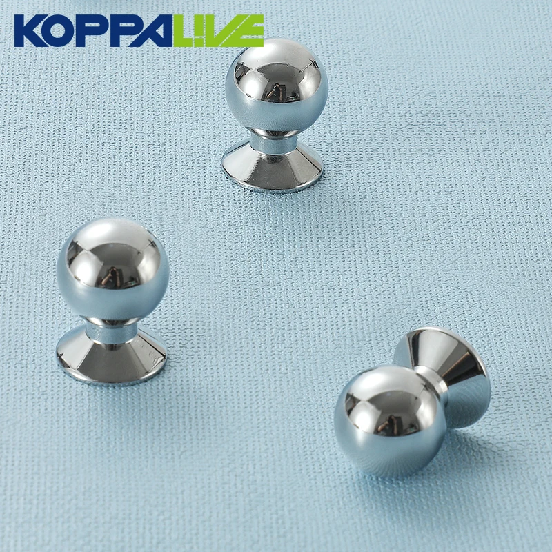 KOPPALIVE Solid Brass Furniture Handles Vintage Long Pulls Kitchen Cabinet Cupboard Wardrobe Shoe Box Drawer Ball Knobs Chrome |