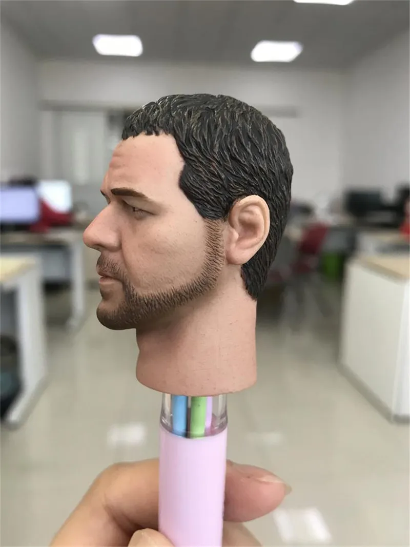 Модель в масштабе 1/6 Расселл Кроу Гладиатор голова резьба Лепка мужская версия