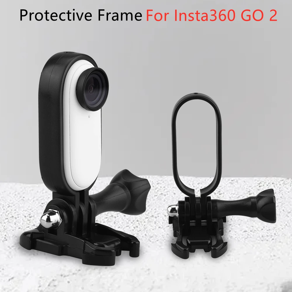 

For Insta360 GO 2 Plastic Protective Frame Mount Adjustable Angle Bracket Stabilizer For Insta360 Go2 Camera Expansion Accessory