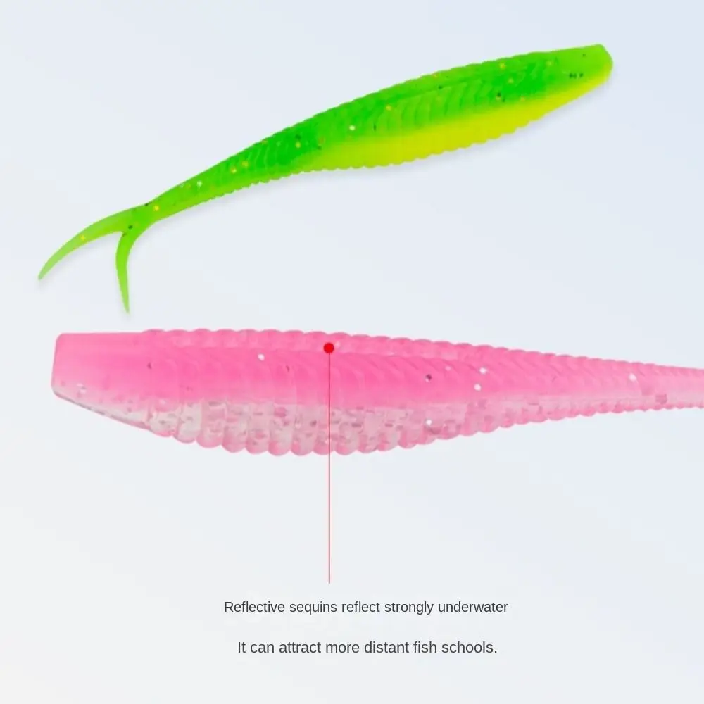 Набор бионических приманок для рыбы из ПВХ пять сеток водонепроницаемая мягкая