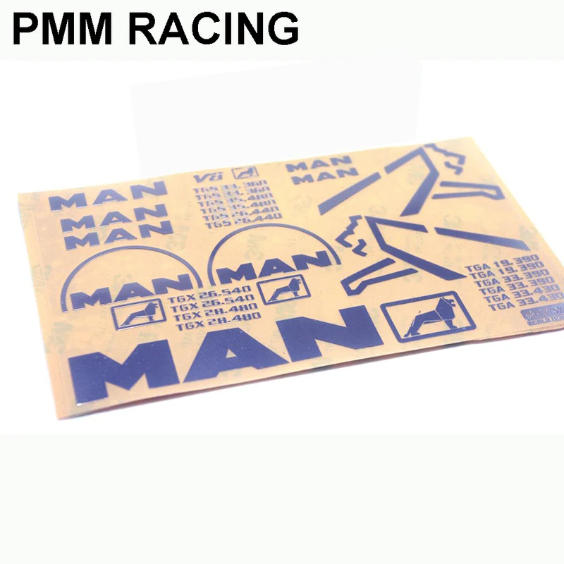 

Набор металлических наклеек для украшения 1/14 Tamiya RC, грузовик, прицеп, самосвал TGX TGS TGA, запчасти для автомобиля своими руками