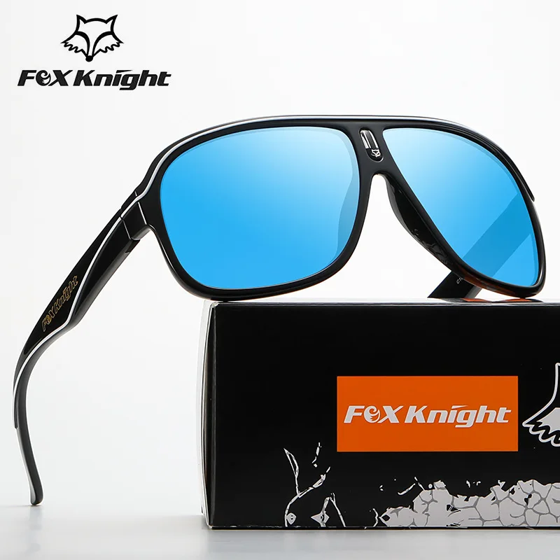 

Fox knight square Polarized sunglasses 2022 high quality aesthetic Outdoor cycling glasses Running shades for men women uv400