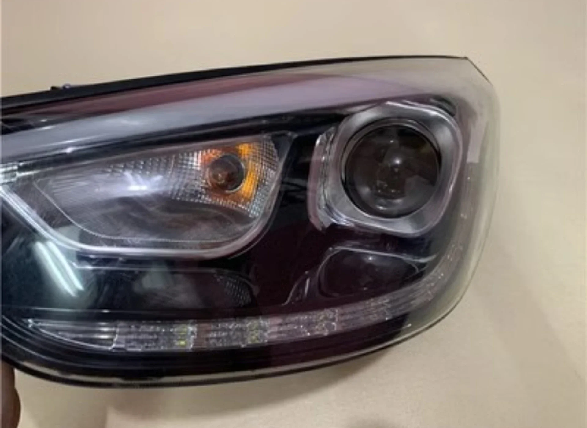 Передняя фара в сборе для Hyundai ix35 13-16 дневные ходовые огни сигнал поворота