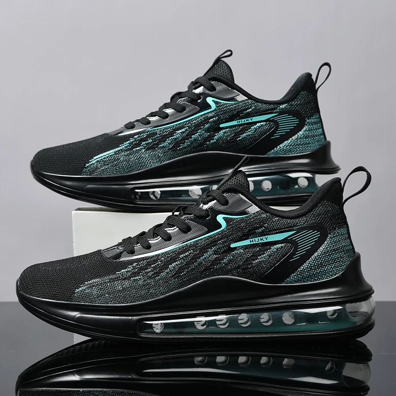 Мужские амортизирующие кроссовки на дышащей легкой воздушной подушке удобная