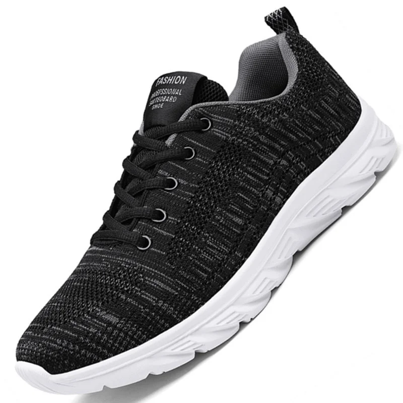 

Новинка 2022, кожаные кроссовки для ходьбы и бега, спортивная обувь для бега, черные легкие дешевые спортивные дышащие кроссовки