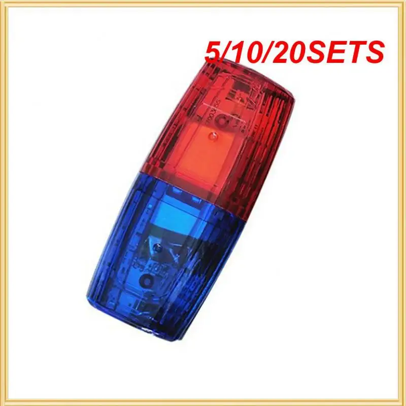 

5/10/20SETS Warning Light Waterproof Flash Outdoor Lantern Riding Warning Lamp Shoulder Clip Light Red Blue Led