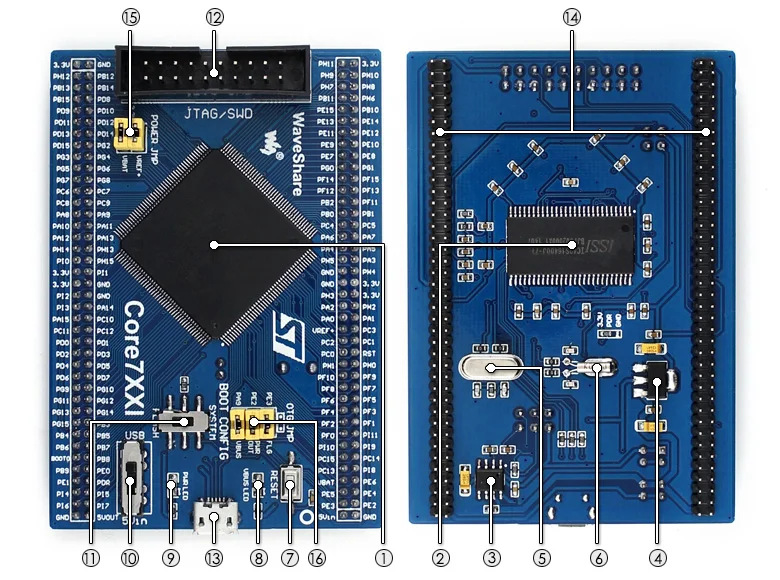 Плата разработки 2026 Open746I-C Package A, STM32F7 (art.: 3920d950fe779) - 3920d950fe779