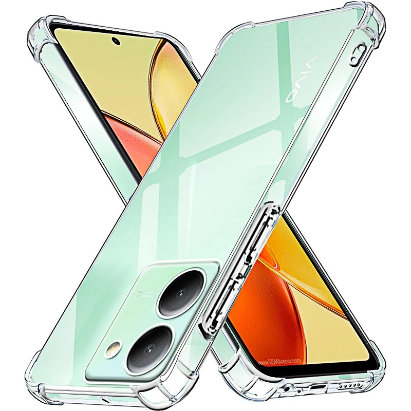 Мягкий силиконовый чехол для телефона Vivo Y36 чехол Y27 Y78 Y35 Plus Y70 Y72 Y73s Y75 Y76 Y52 Y53s Y54s Y55 Y35 Y31s Y51 Y32 Y21s Y11