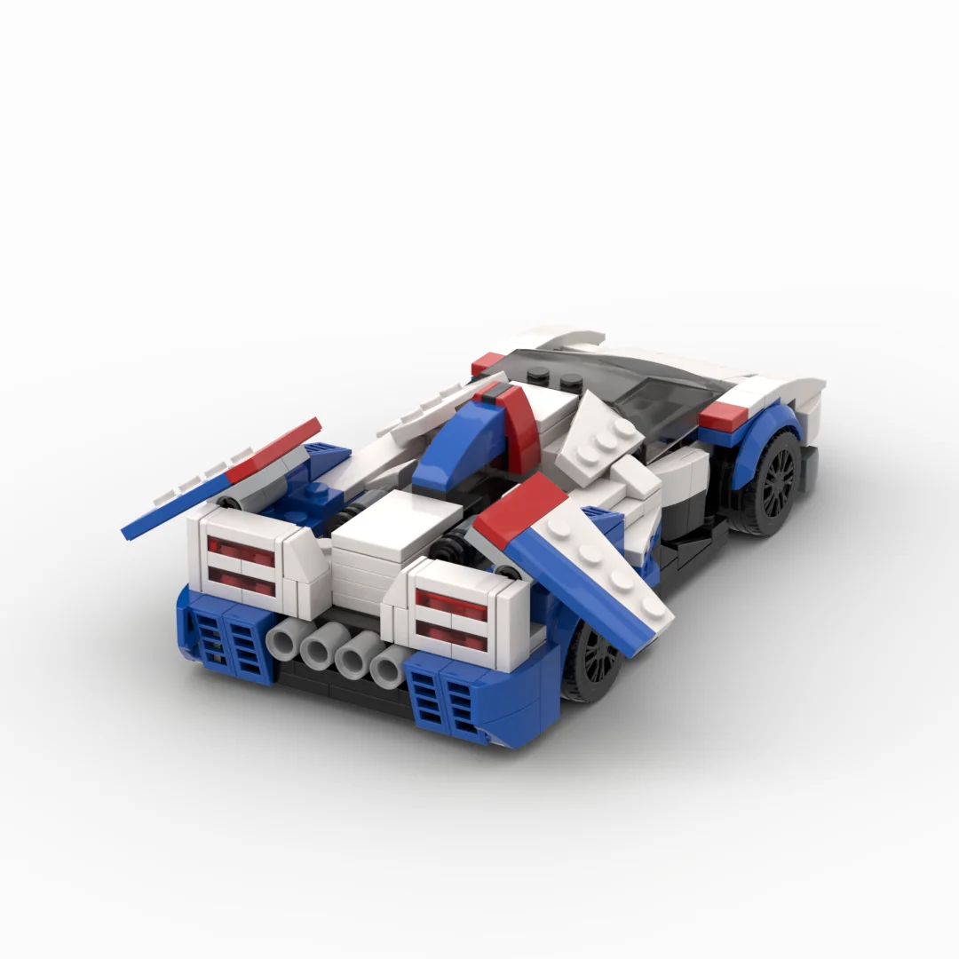 MOC Asra GSX гоночный спортивный автомобиль Quick Champion водитель строительные блоки