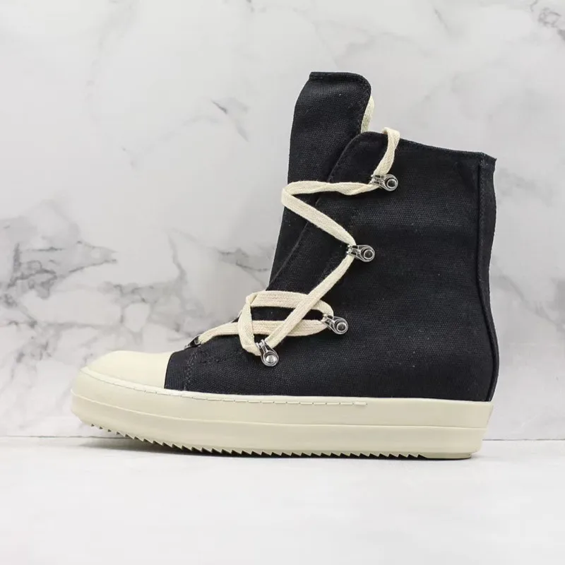 

Riic owens Men's and women's fashion lovers' cross shoelaces street fashion shoes, medium top thick soles, casual and breathable