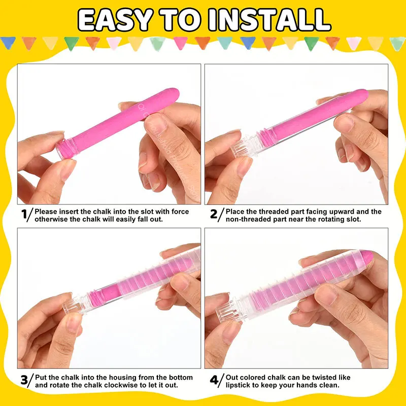 Рисунок 3 - 20 растворимых в воде мелков без