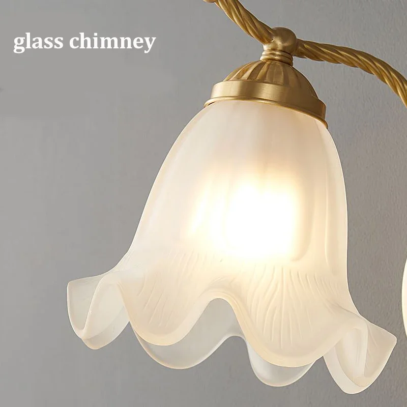 Скандинавские современные настенные светильники E14 стеклянные лампы для спальни
