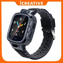 Icreative Smart Watch GPS Kid Wearing Smartwatch New IP67 Waterproof Childrens Phone Bracelet Communication Location Tracking