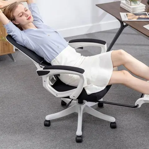 Computer Chair Reclining Swivel Chair Dormitory Student Double Back Seat Backrest Ergonomic Chair
