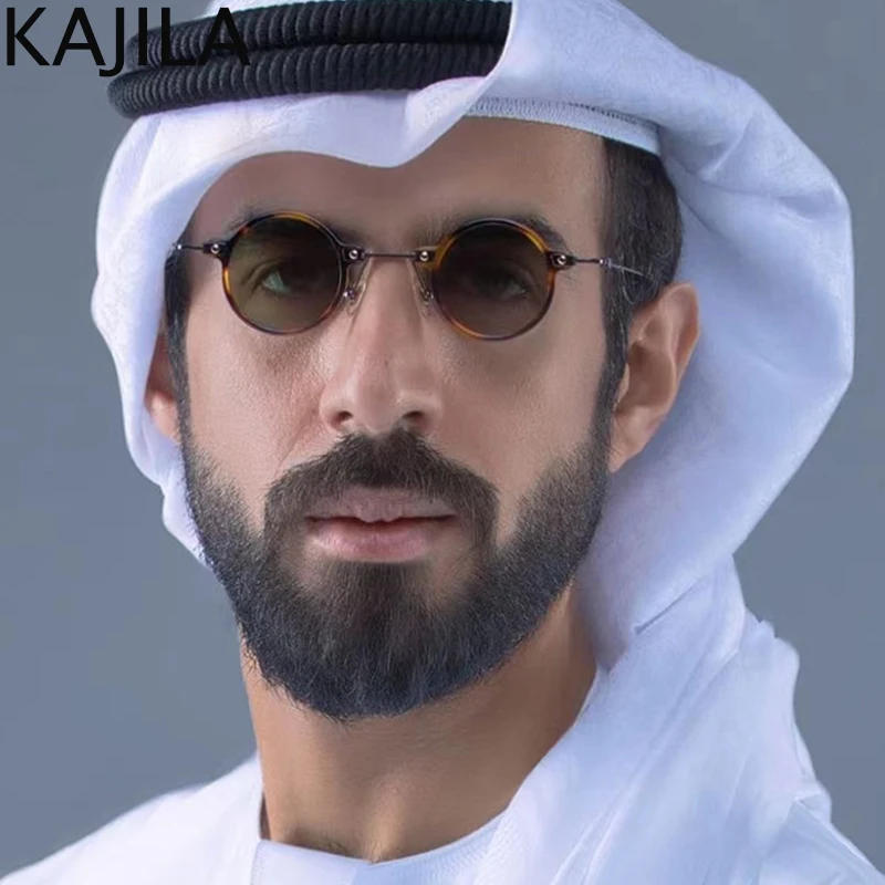 

Small Round Steampunk Sunglasses Men Women 2023 Luxury Brand Vintage Punk Sun Glasses Male Hip Hop Computer Eyeglasses Shades