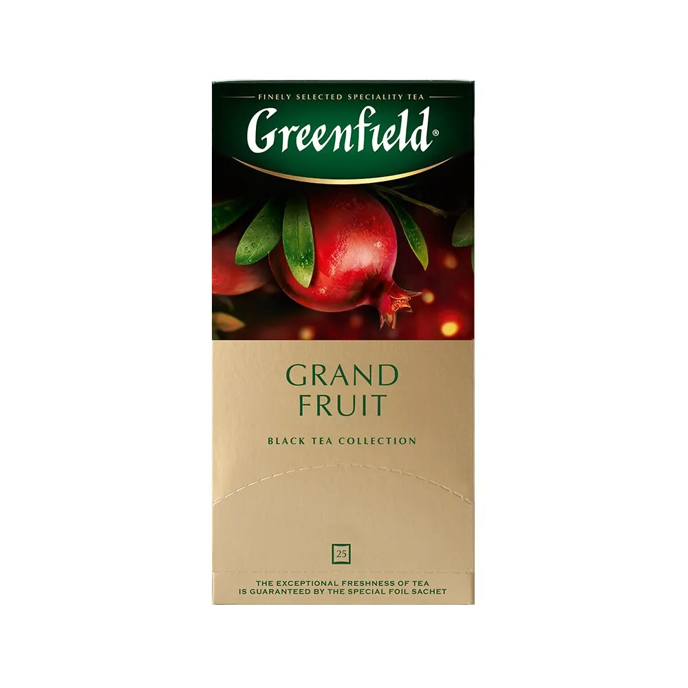 Чай Greenfield Grand Fruit черный в пакетиках 25*1 5г - купить по выгодной цене |