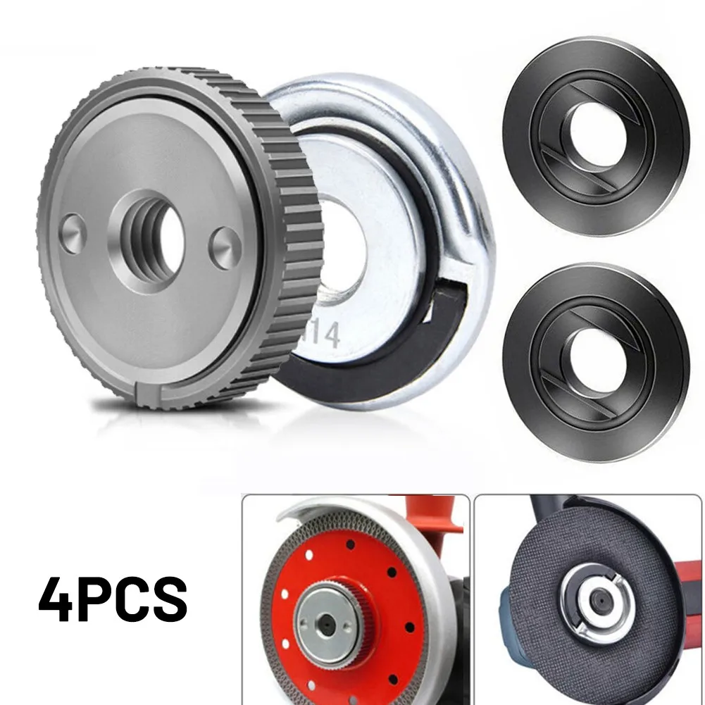 

Flange Nut Tools Bottom Pressure Plates Professional Quick Release Nut M14 Screw For Bosch Metabo Angle Grinder Abrasive Wheels