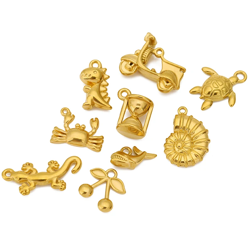 3 шт. шармы-песочные часы из нержавеющей стали Semorilry