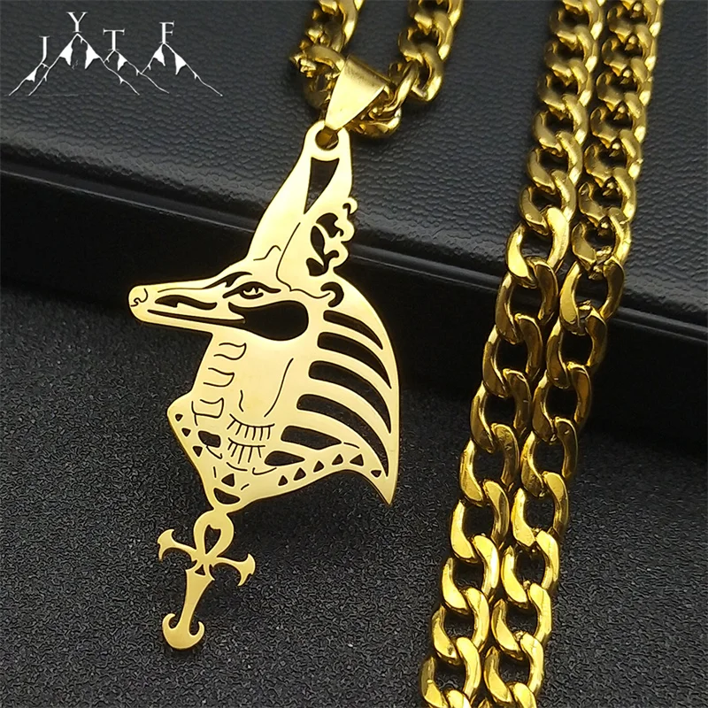 Ожерелье с подвеской в виде креста из нержавеющей стали